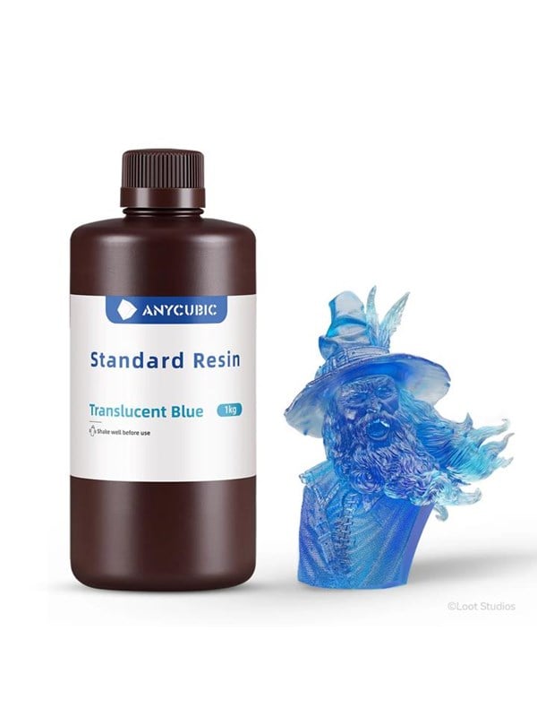 ANYCUBIC Standard resin 1 L Transluscent Blue