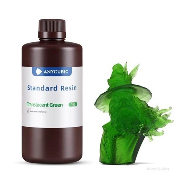 ANYCUBIC Standard resin 1 L Transluscent Green