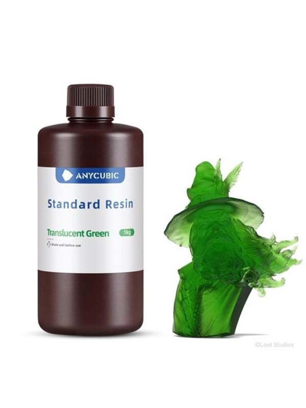 ANYCUBIC Standard resin 1 L Transluscent Green