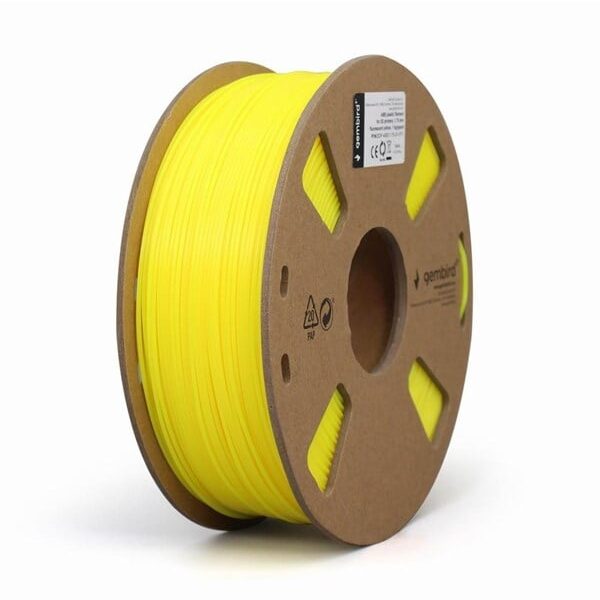 Gembird ABS filament - Neon-gul - 1.75mm ø - 1 kg