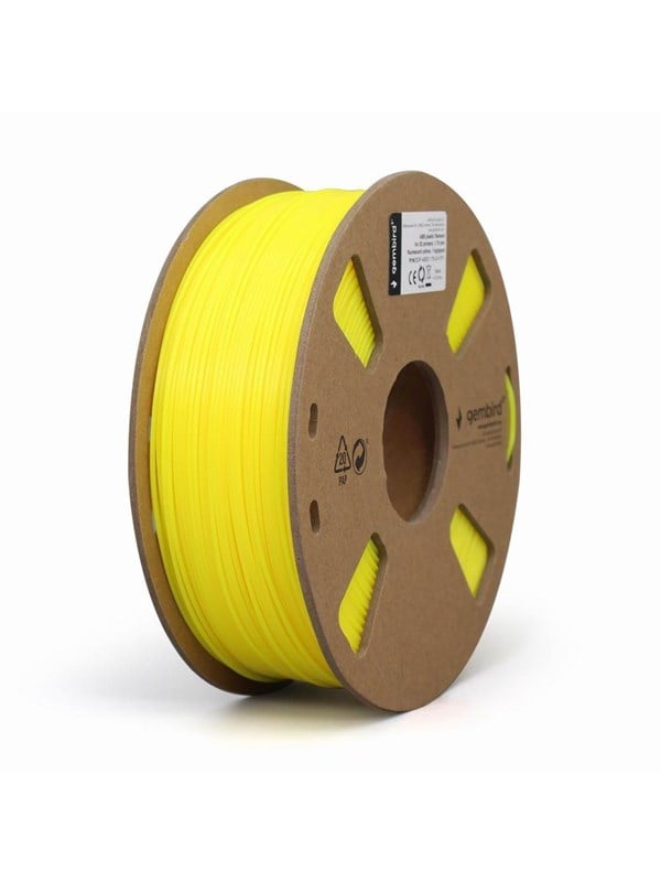 Gembird ABS filament - Neon-gul - 1.75mm ø - 1 kg