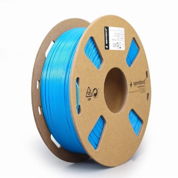 Gembird PETG (PET, PETT) filament - Blå - 1.75mm ø - 1 kg