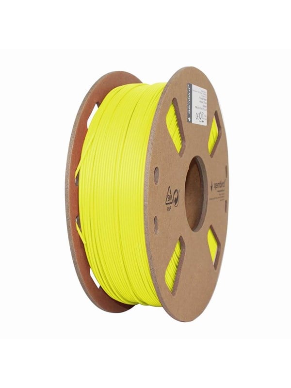 Gembird PLA filament cartridge filament - Neon-gul - 1.75mm ø - 1 kg