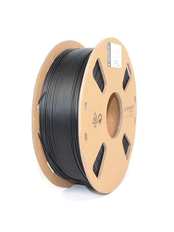 Gembird PLA filament cartridge filament - Sort - 1.75mm ø - 1 kg