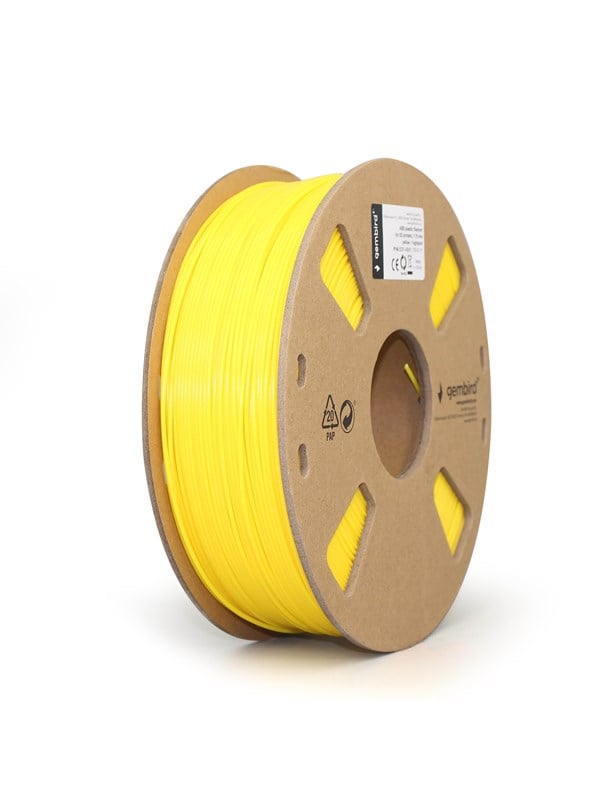 Gembird ABS filament - Gul - 1.75mm ø - 1 kg