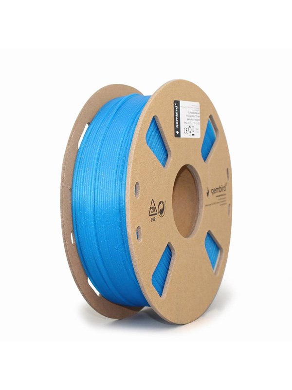 Gembird PLA filament cartridge filament - Blå galakse - 1.75mm ø - 1 kg