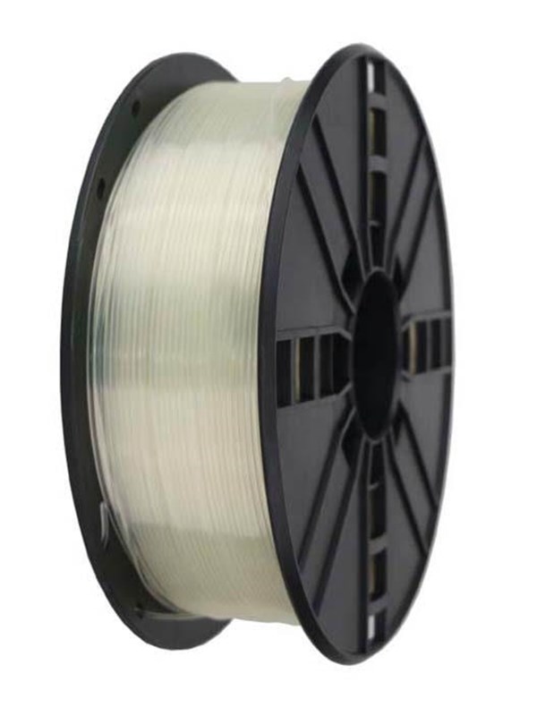 Gembird PLA filament cartridge filament - Gennemsigtig - 1.75mm ø - 1 kg