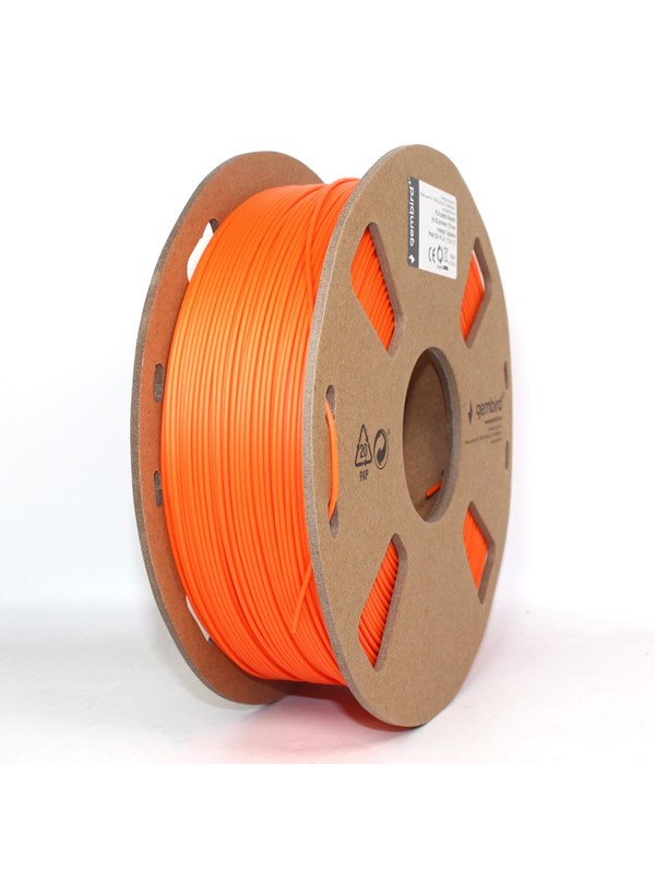 Gembird PLA filament cartridge filament - Orange - 1.75mm ø - 1 kg Gembird PLA filament cartridge filament - Orange - 1.75mm ø - 1 kg