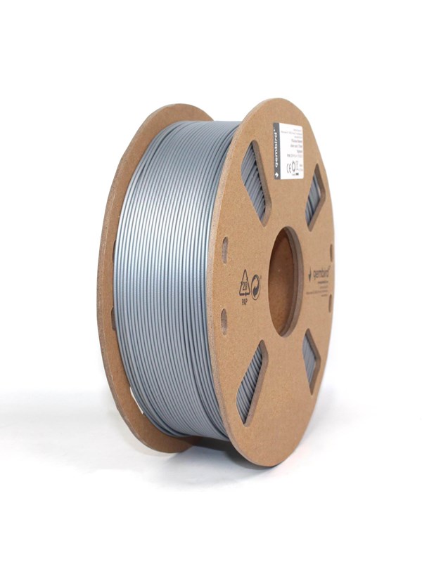 Gembird PLA filament cartridge filament - Sølv - 1.75mm ø - 1 kg