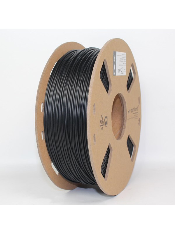 Gembird PLA-FL Filament - Sort - 1.75mm ø - 1 kg