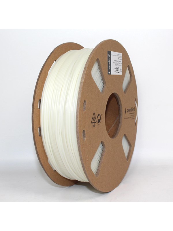 Gembird PVA filament (water soluble filament) - Naturfarvet - 1.75mm ø - 1 kg