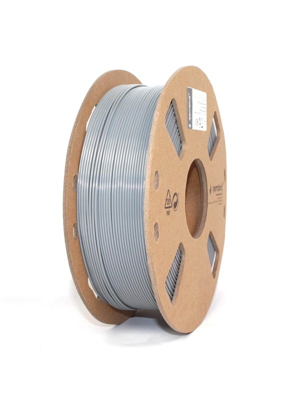 Gembird PETG (PET, PETT) filament - Grå - 1.75mm ø - 1 kg