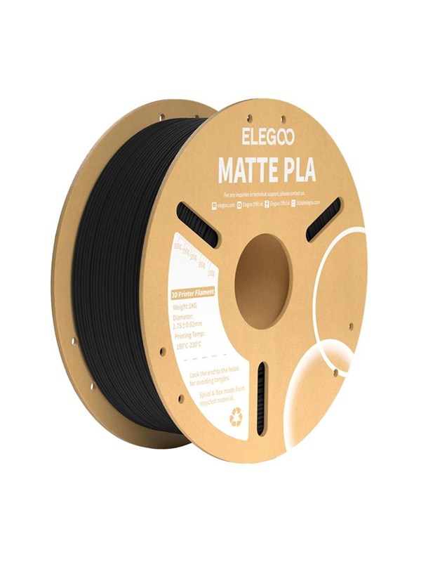 Elegoo PLA Matte Filament - Black