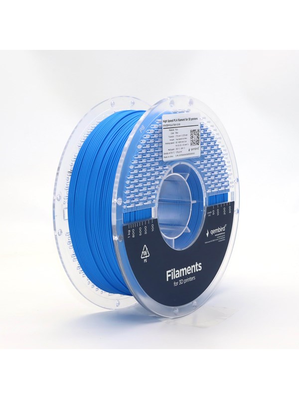Gembird High Speed PLA filament - Blå - 1.75mm ø - 1 kg